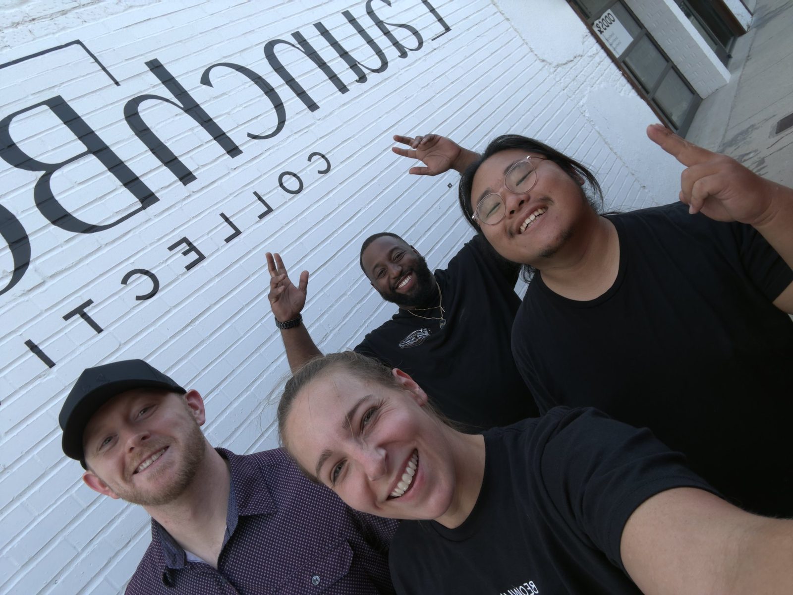 The Beowulf Media crew after the Schumacher shoot
